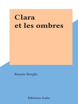cover image of Clara et les ombres